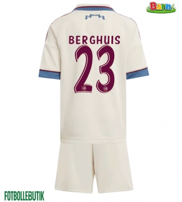 Ajax Steven Berghuis #23 Tredjeställ Barn 2025-26 Kortärmad (+ Korta byxor)